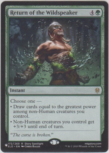 画像1: 野生語りの帰還/Return of the Wildspeaker (MB1・LST) (1)