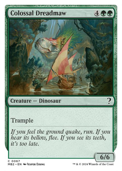 画像1: 巨大な戦慄大口/Colossal Dreadmaw (MB2) (1)