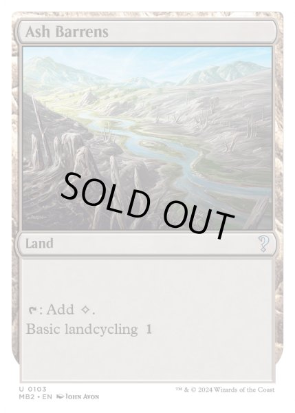 画像1: 灰のやせ地/Ash Barrens (MB2) (1)