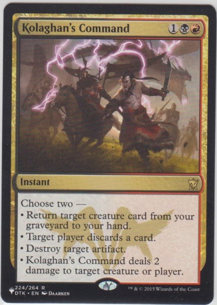 画像1: コラガンの命令/Kolaghan's Command (MB1・LST) (1)