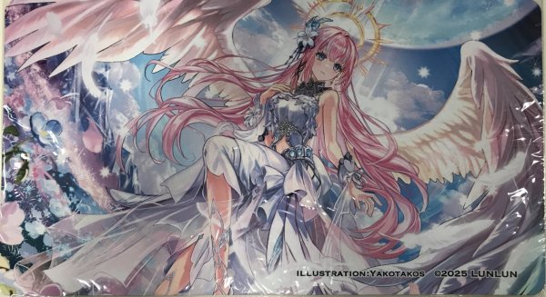 画像1: LUNLUNプレイマット【やこたこす：天使(ピンク)】  【送料込】 (1)