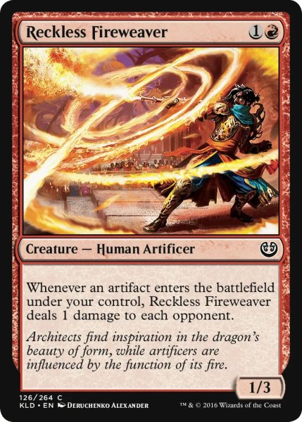 画像1: 無謀な炎織り/Reckless Fireweaver (MB1・LST) (1)