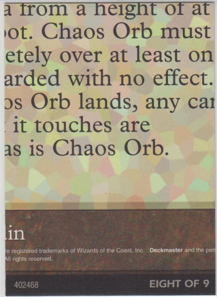 画像1: Chaos Orb 【Ultra Pro Puzzle Cards・8/9】 (その他 プロモ) (1)