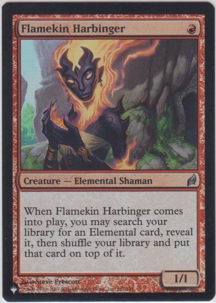 画像1: 炎族の先触れ/Flamekin Harbinger (MB1・LST)《Foil》 (1)
