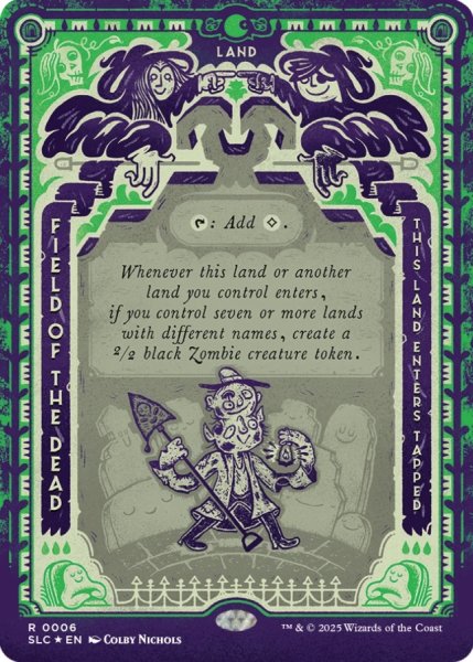 画像1: 死者の原野/Field of the Dead 【No.6】 (SLC)《Foil》 (1)