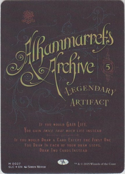 画像1: アルハマレットの書庫/Alhammarret's Archive 【No.27】 (SLC)《Foil》 (1)