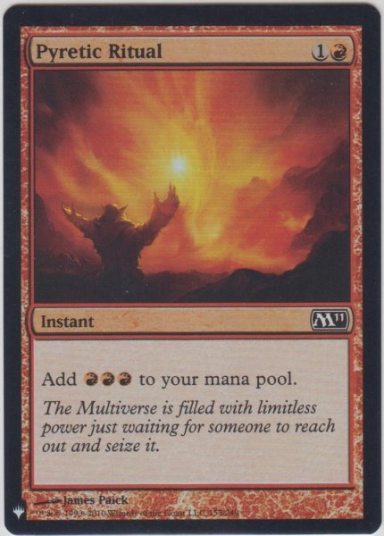 画像1: 発熱の儀式/Pyretic Ritual (MB1・LST)《Foil》 (1)