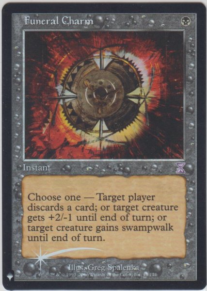 画像1: 葬送の魔除け/Funeral Charm (MB1・LST)《Foil》 (1)