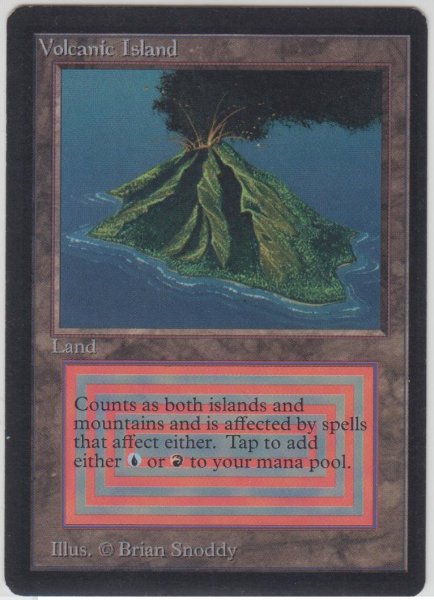 画像1: Volcanic Island 【NM〜NM-】 E (LEB)【☆高額トレジャー☆】 (1)