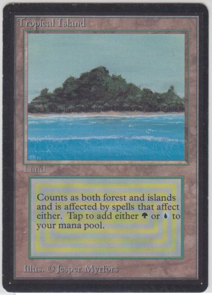 画像1: Tropical Island 【NM〜NM-】 C (LEB)【☆高額トレジャー☆】 (1)