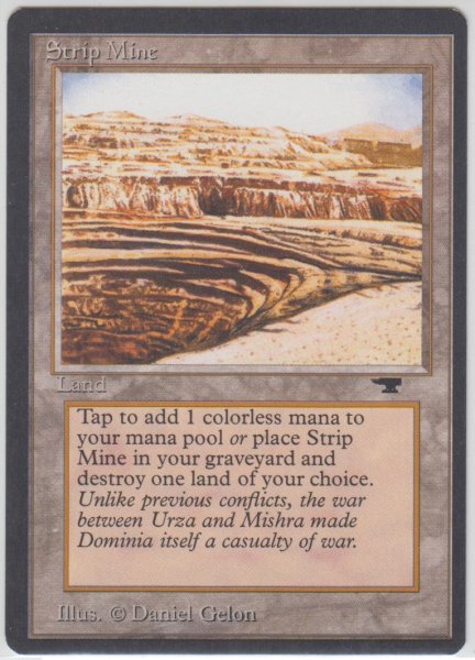 画像1: 露天鉱床/Strip Mine 【NM〜NM-】 B (ATQ)【☆高額トレジャー☆】 (1)