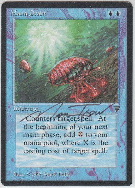画像1: マナ吸収/Mana Drain 【EX〜EX-・サインド】 C (LEG)【☆高額トレジャー☆】 (1)