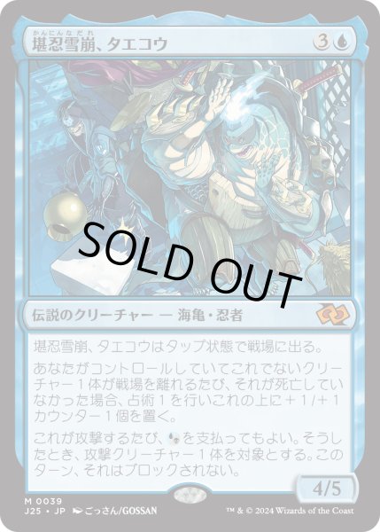 画像1: 堪忍雪崩、タエコウ/Taeko, the Patient Avalanche (J25) (1)