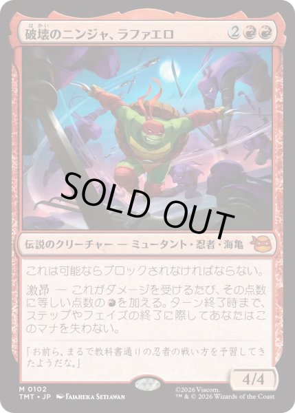 画像1: 破壊のニンジャ、ラファエロ/Raphael, Ninja Destroyer (TMT) (1)