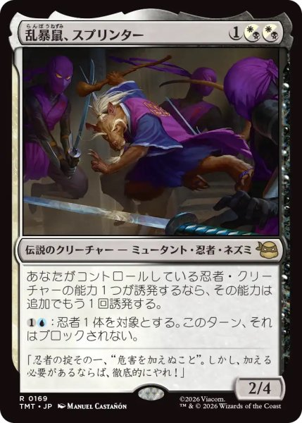 画像1: 乱暴鼠、スプリンター/Splinter, Radical Rat (TMT) (1)