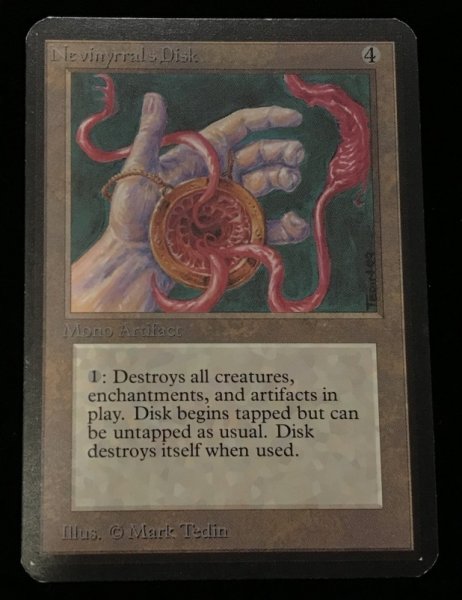 画像3: ネビニラルの円盤/Nevinyrral's Disk 【EX〜EX-】 (LEA) (3)