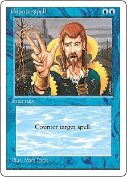 画像1: 対抗呪文/Counterspell (4ED) (1)