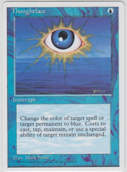 画像1: 思考の色/Thoughtlace (4ED)【アルターネイト版】 (1)