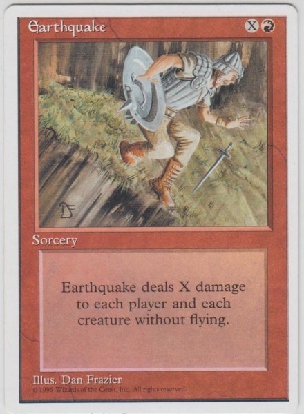 画像1: 地震/Earthquake (4ED)【アルターネイト版】 (1)