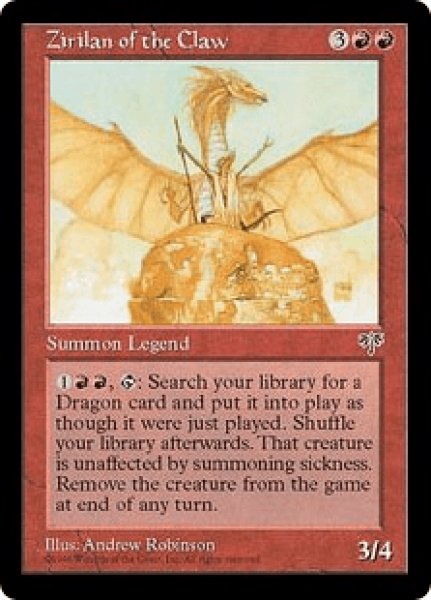 画像1: 鉤爪のジィーリィーラン/Zirilan of the Claw (MIR) (1)