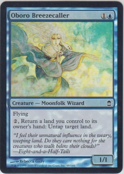 画像1: 朧宮の微風呼び/Oboro Breezecaller (SOK)《Foil》【カウントダウン】 (1)