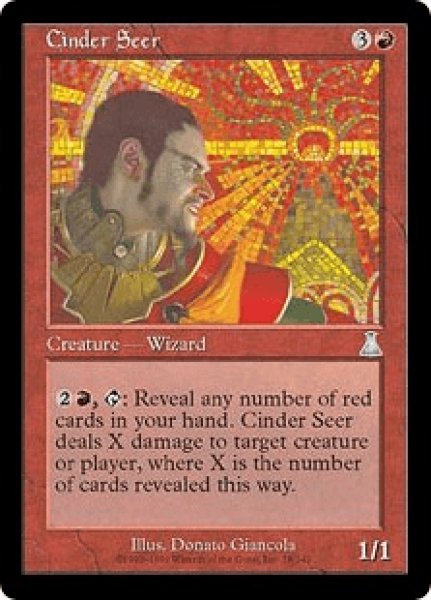 画像1: 燃えがらの予見者/Cinder Seer (UDS)《Foil》 (1)