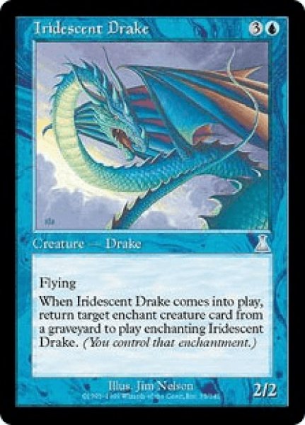 画像1: 玉虫色のドレイク/Iridescent Drake (UDS)《Foil》 (1)