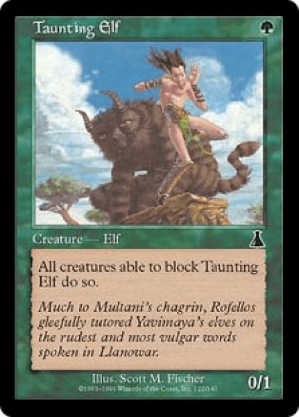 画像1: 嘲るエルフ/Taunting Elf (UDS)《Foil》 (1)