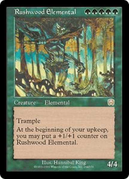 画像1: ラッシュウッドの精霊/Rushwood Elemental (MMQ)《Foil》 (1)