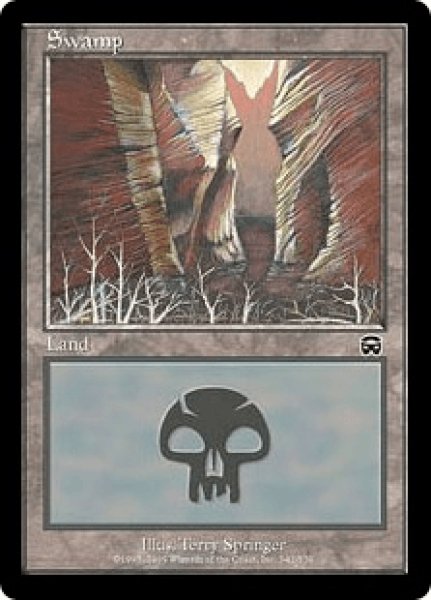 画像1: 沼/Swamp 【No.342】 (MMQ)《Foil》 (1)