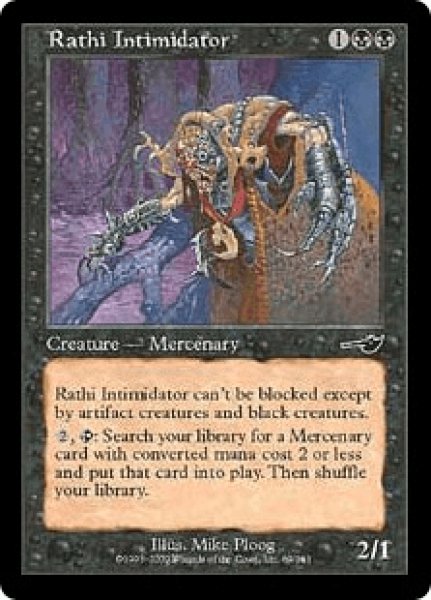 画像1: ラースの威嚇者/Rathi Intimidator (NEM)《Foil》 (1)