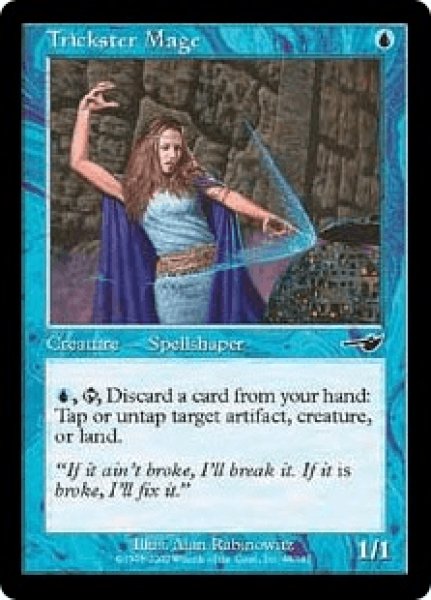 画像1: いたずら好きな魔道士/Trickster Mage (NEM)《Foil》 (1)