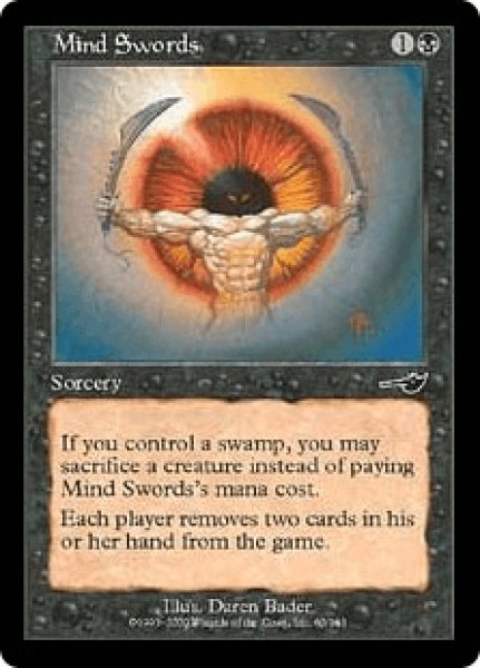 画像1: 精神の剣/Mind Swords (NEM)《Foil》 (1)