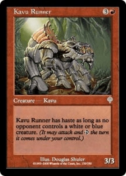 画像1: カヴーの飛脚/Kavu Runner (INV)《Foil》 (1)