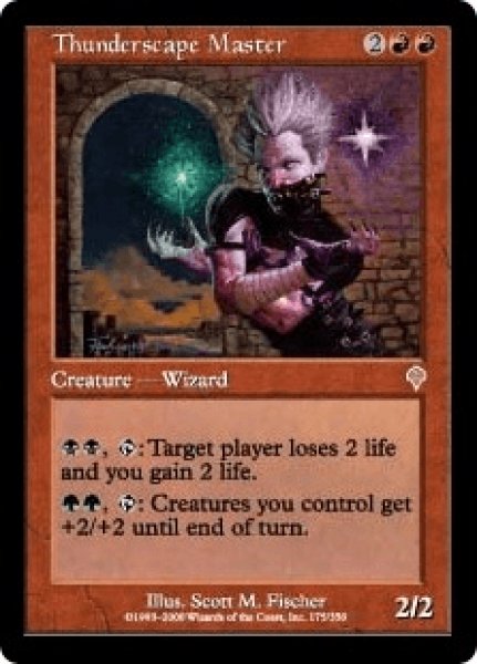 画像1: 雷景学院の師匠/Thunderscape Master (INV)《Foil》 (1)