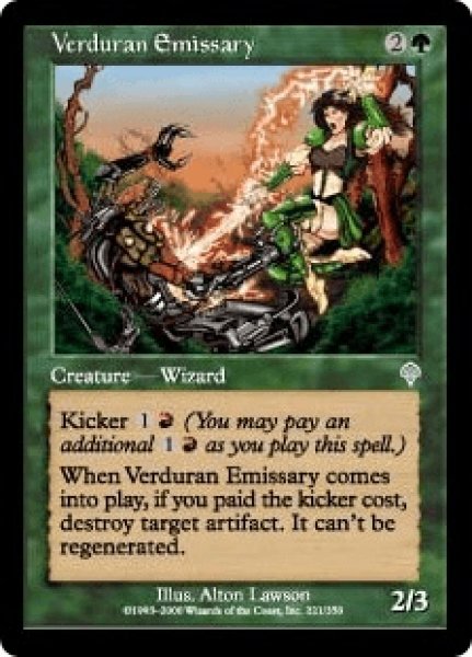 画像1: 新緑の使者/Verduran Emissary (INV)《Foil》 (1)