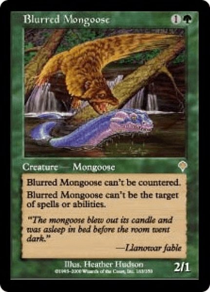 画像1: 疾風のマングース/Blurred Mongoose (INV)《Foil》 (1)