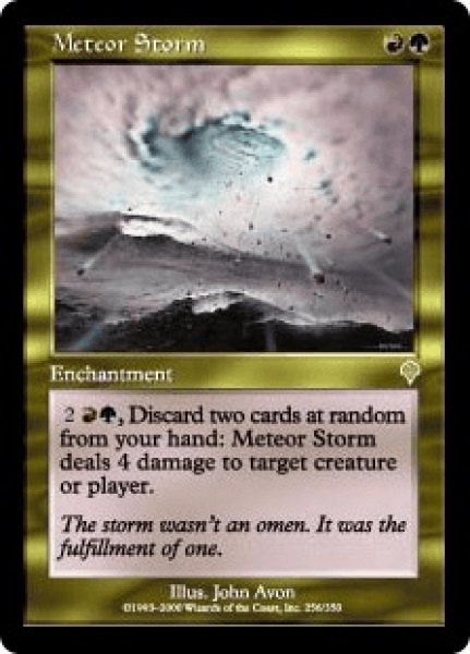 画像1: 隕石の嵐/Meteor Storm (INV)《Foil》 (1)