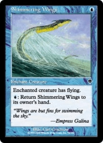 画像1: ゆらめく翼/Shimmering Wings (INV)《Foil》 (1)