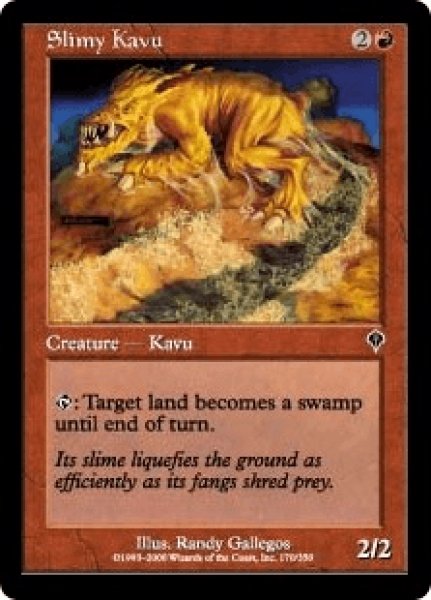 画像1: べたつきカヴー/Slimy Kavu (INV)《Foil》 (1)