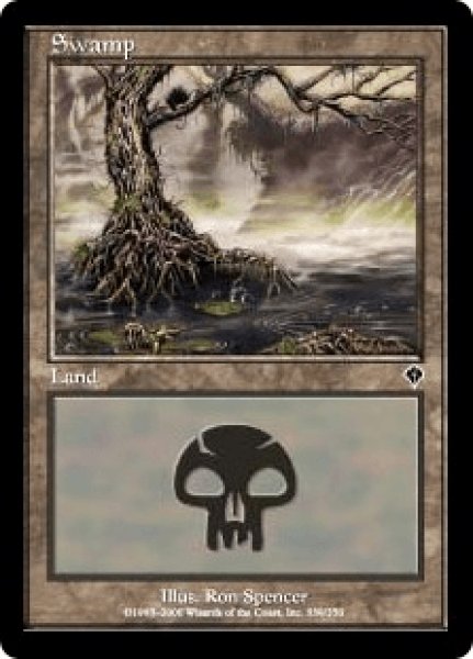 画像1: 沼/Swamp 【No.339】 (INV)《Foil》 (1)
