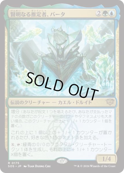 画像1: 賢明なる推定者、バータ/Berta, Wise Extrapolator (SOS) (1)