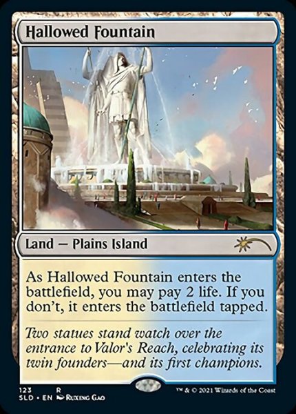 画像1: 神聖なる泉/Hallowed Fountain (123) 【英語・NM〜EX-】 (SLD)【GW SALE】 (1)