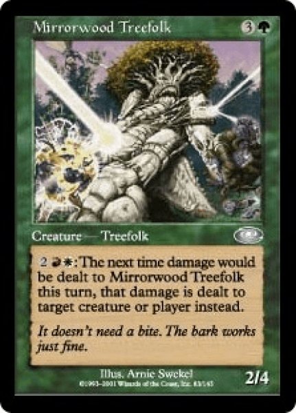 画像1: ミラーウッド・ツリーフォーク/Mirrorwood Treefolk (PLS)《Foil》 (1)