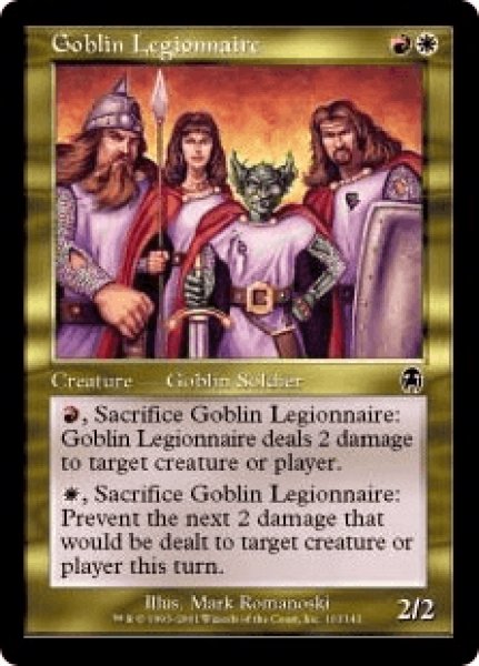 画像1: ゴブリンの軍団兵/Goblin Legionnaire (APC)《Foil》 (1)