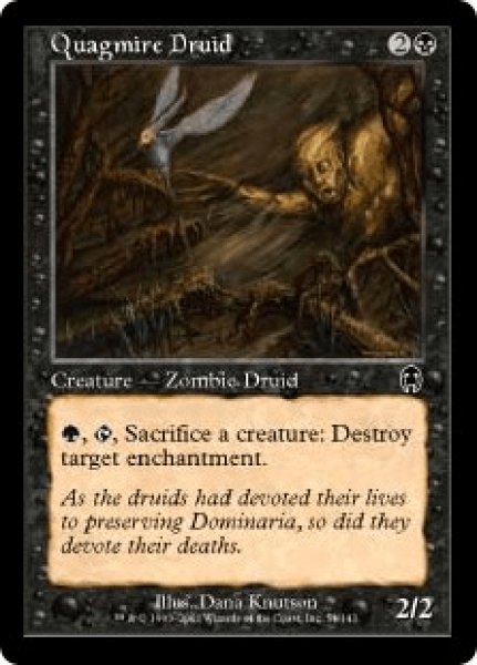 画像1: 泥沼のドルイド/Quagmire Druid (APC)《Foil》 (1)