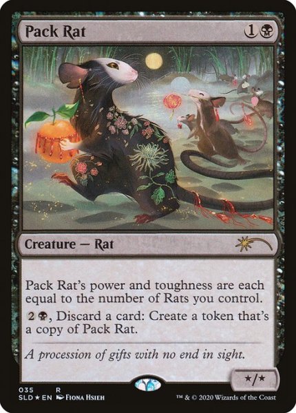 画像1: 群れネズミ/Pack Rat 【No.35】 (SLD)《Foil》 (1)