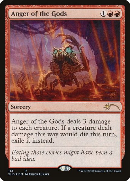 画像1: 神々の憤怒/Anger of the Gods 【No.113】 (SLD)《Foil》 (1)