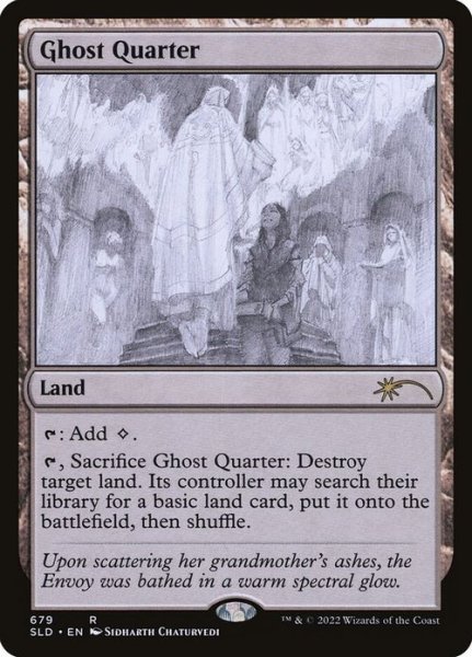 画像1: 幽霊街/Ghost Quarter 【No.679】 (SLD)《Foil》 (1)