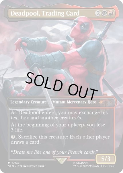 画像1: Deadpool, Trading Card 【No.1753】 (SLD)《Foil》 (1)